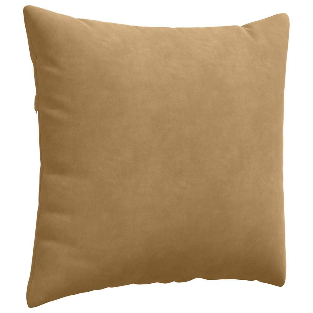 Sofakissen 2 pcs Braun 50 x 50 cm Cordstoff
