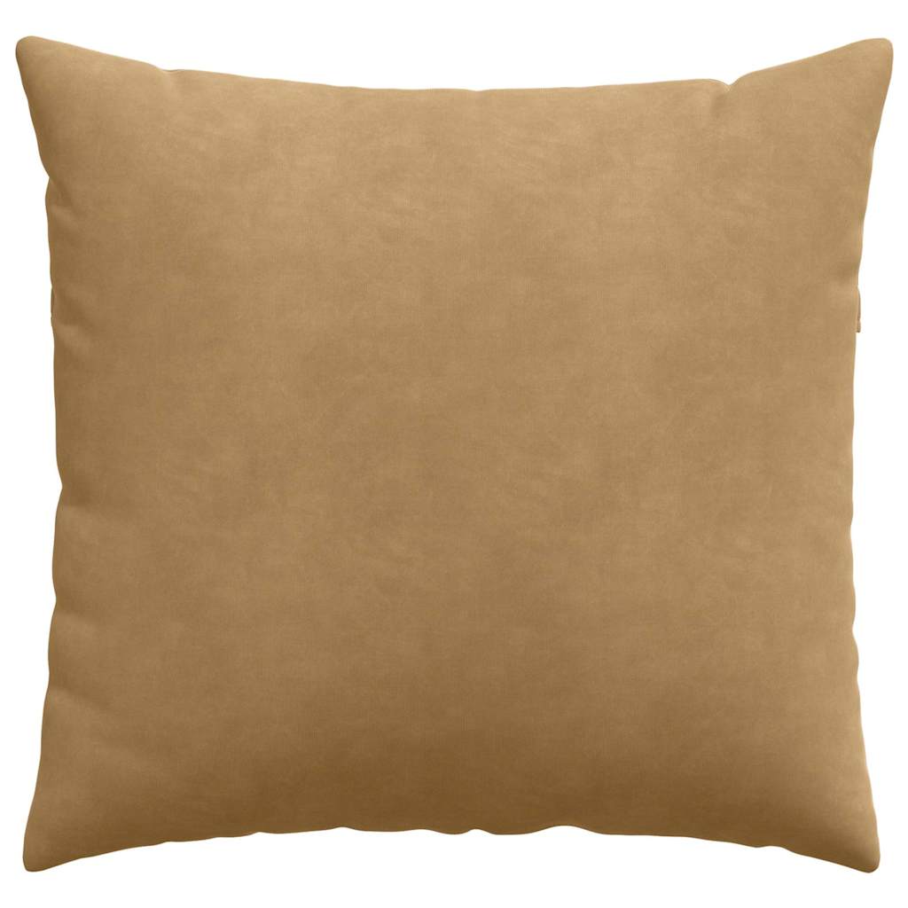 Sofakissen 2 pcs Braun 50 x 50 cm Cordstoff