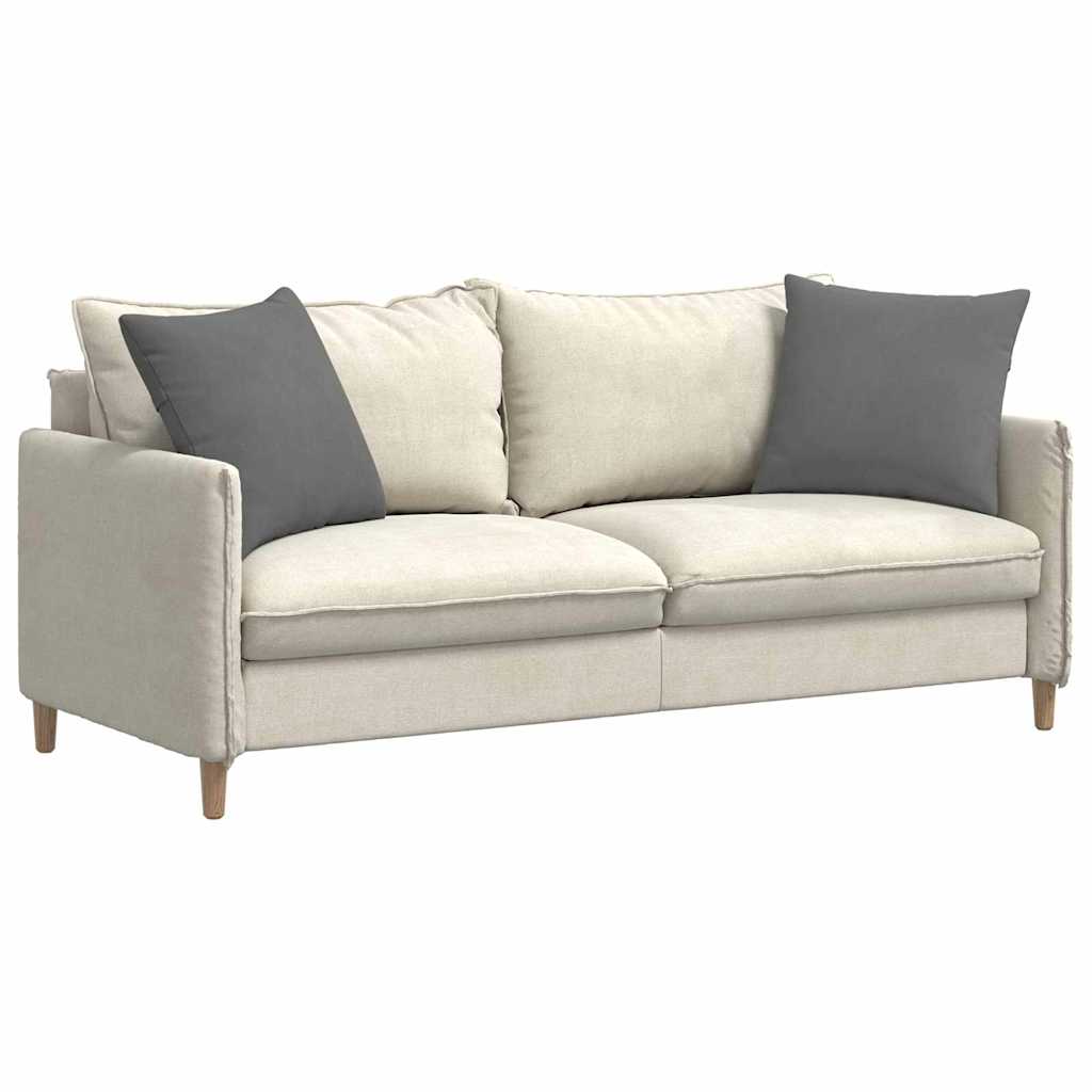 Sofakissen 2 Stk. Stoff Dunkelgrau 50 x 50 cm