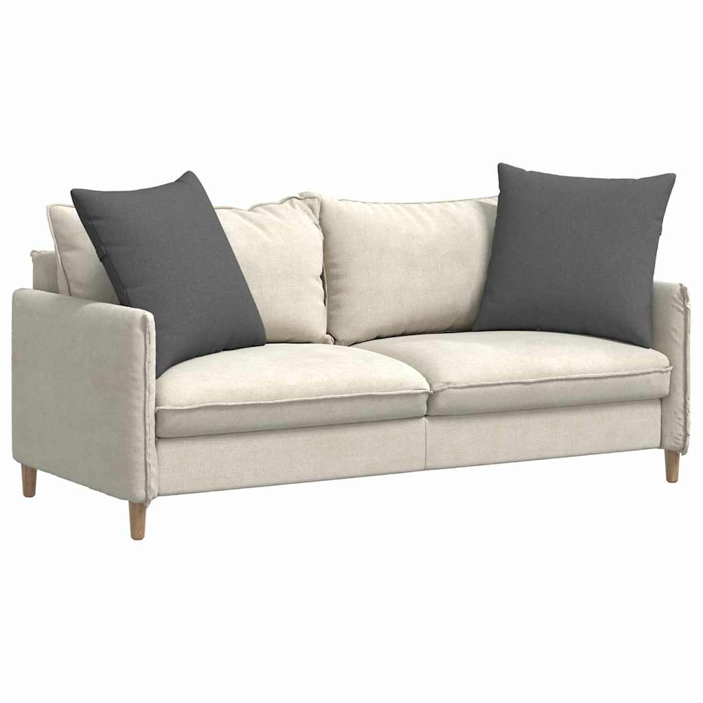 Sofakissen 2 stk. Stoff Dunkelgrau 60 x 60 cm