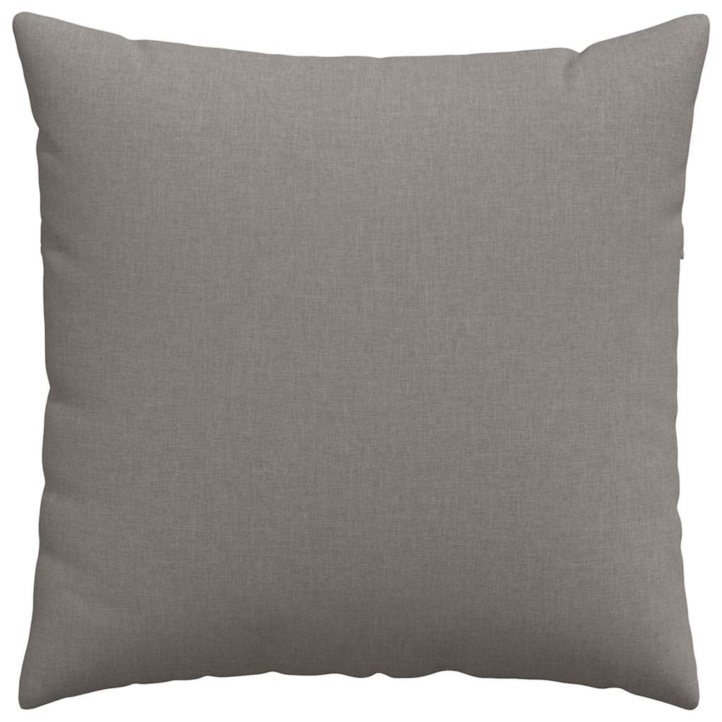 Sofakissen 2 stk. Stoff Taupe 60 x 60 cm