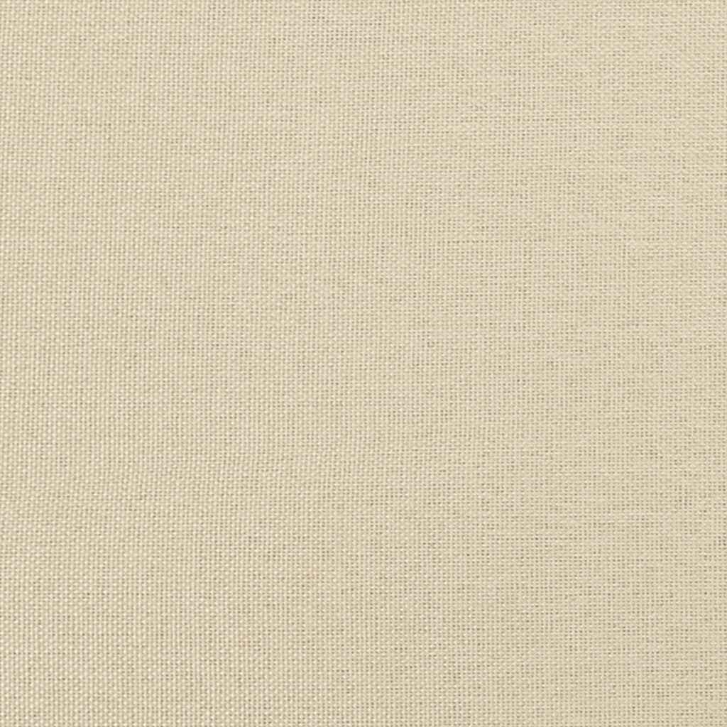 Sofakissen 2 stk. Stoff Creme 60 x 60 cm