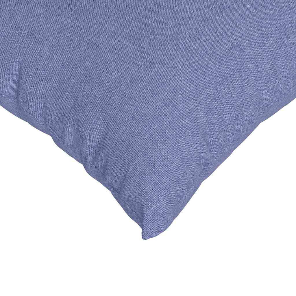 Sofakissen 2 stk. Stoff Jeans blau 60 x 60 cm