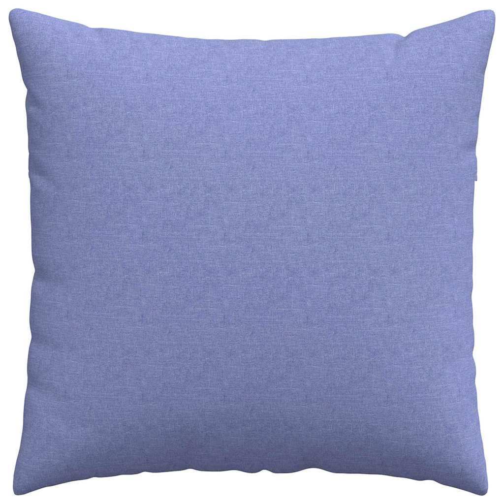 Sofakissen 2 stk. Stoff Jeans blau 60 x 60 cm
