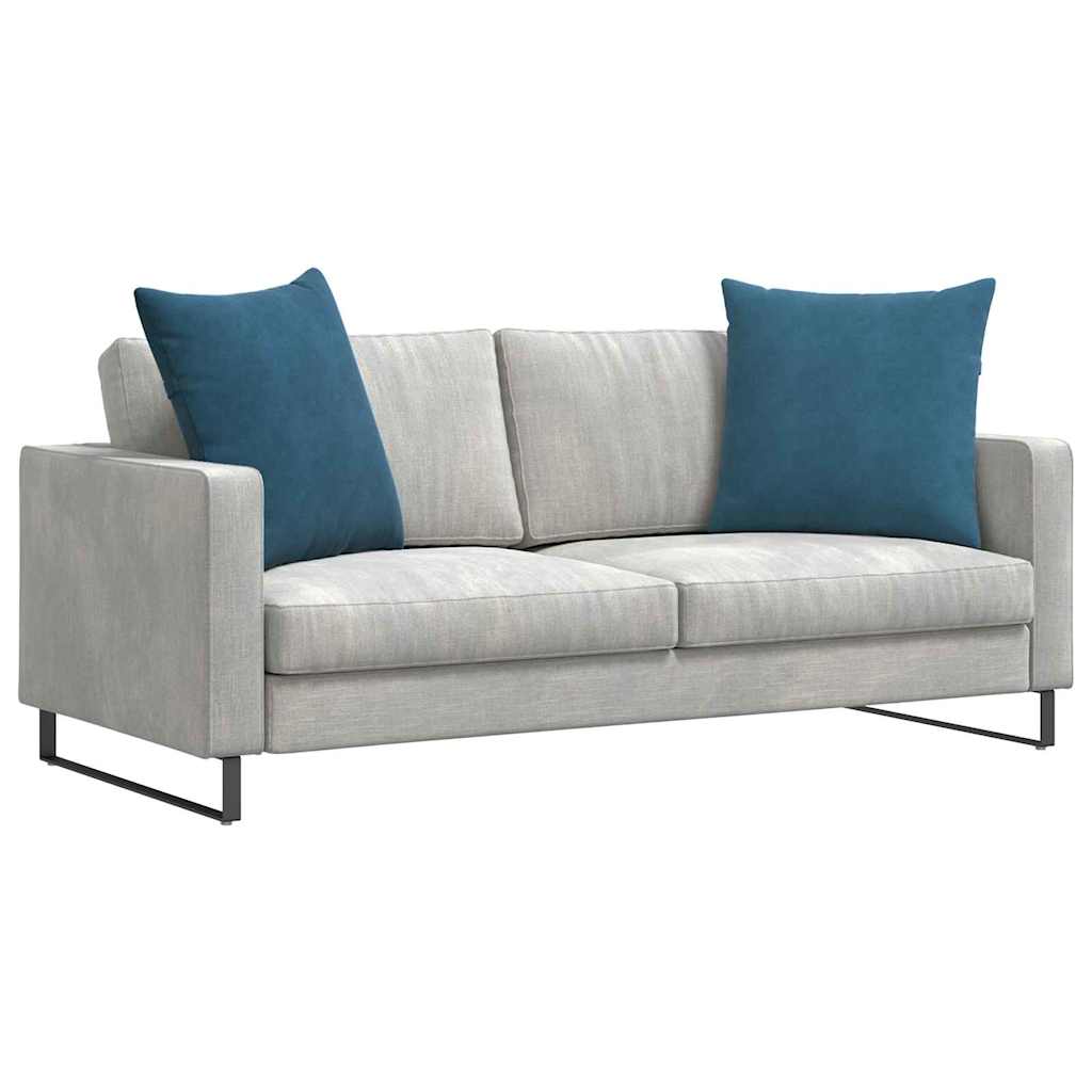 Sofakissen 2 pcs Blau 60 x 60 cm Cordstoff
