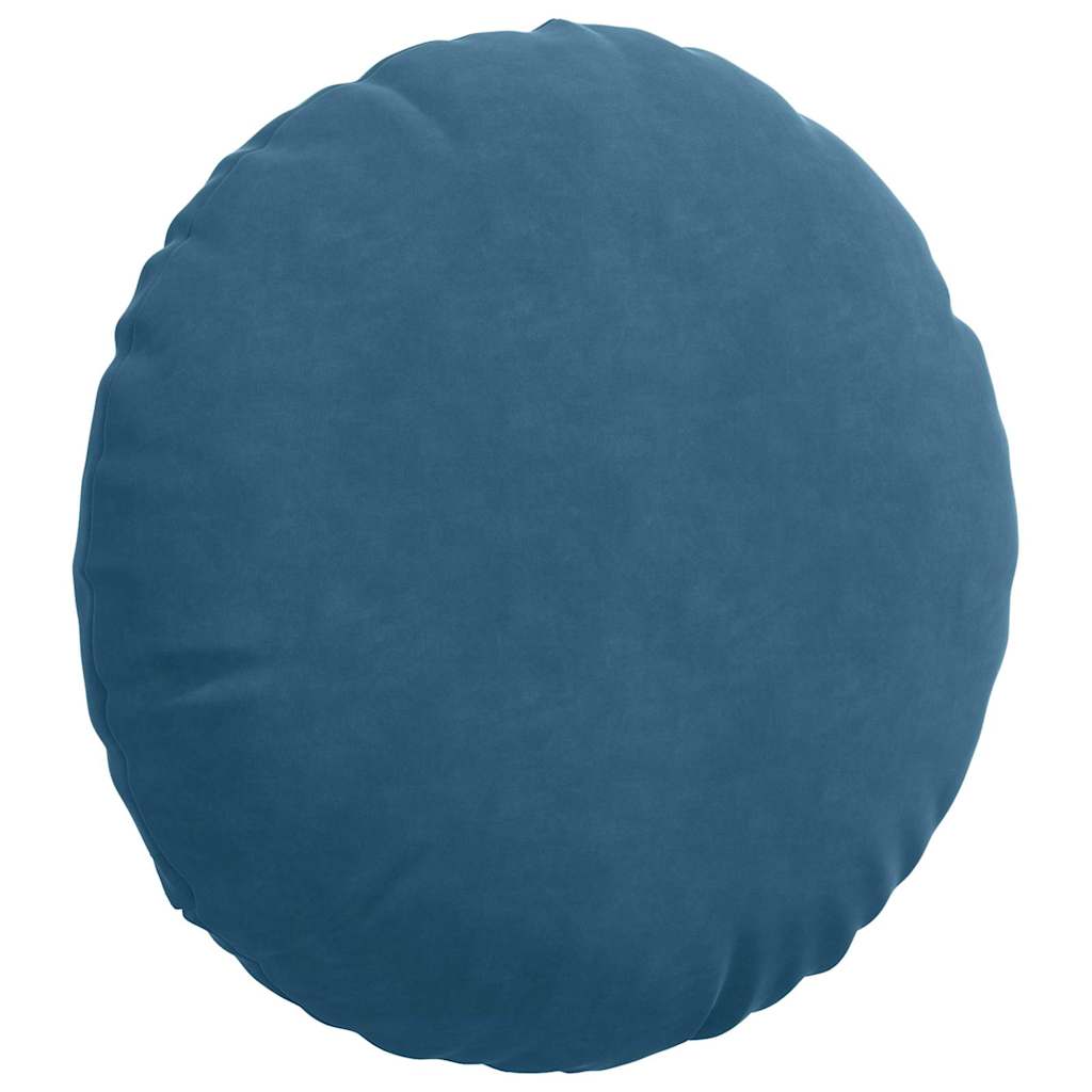 Sitzkissen 2 stk. Samt Blau Ø50 x 19 cm