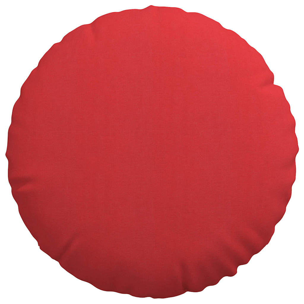 Sitzkissen 2 stk. Stoff Rot Ø60 x 21 cm