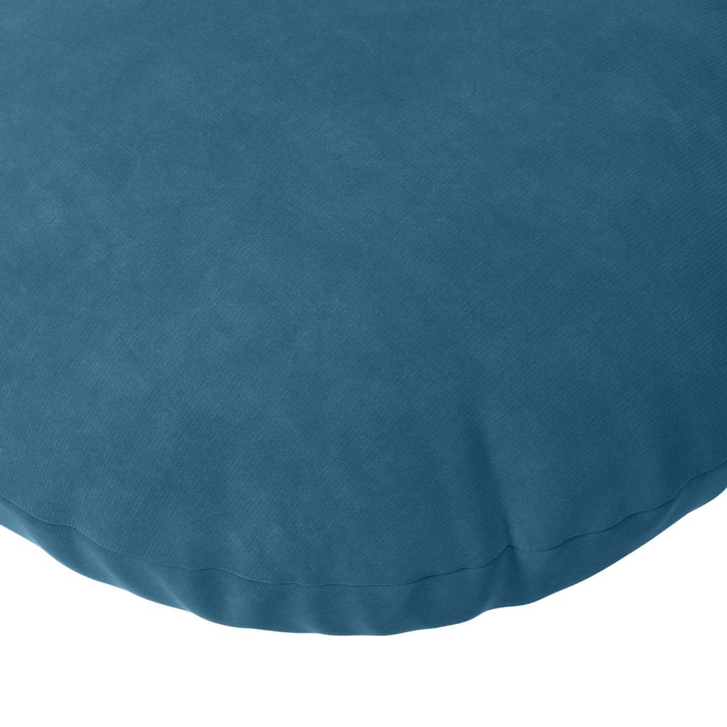 Sitzkissen 2 stk. Samt Blau Ø60 x 21 cm