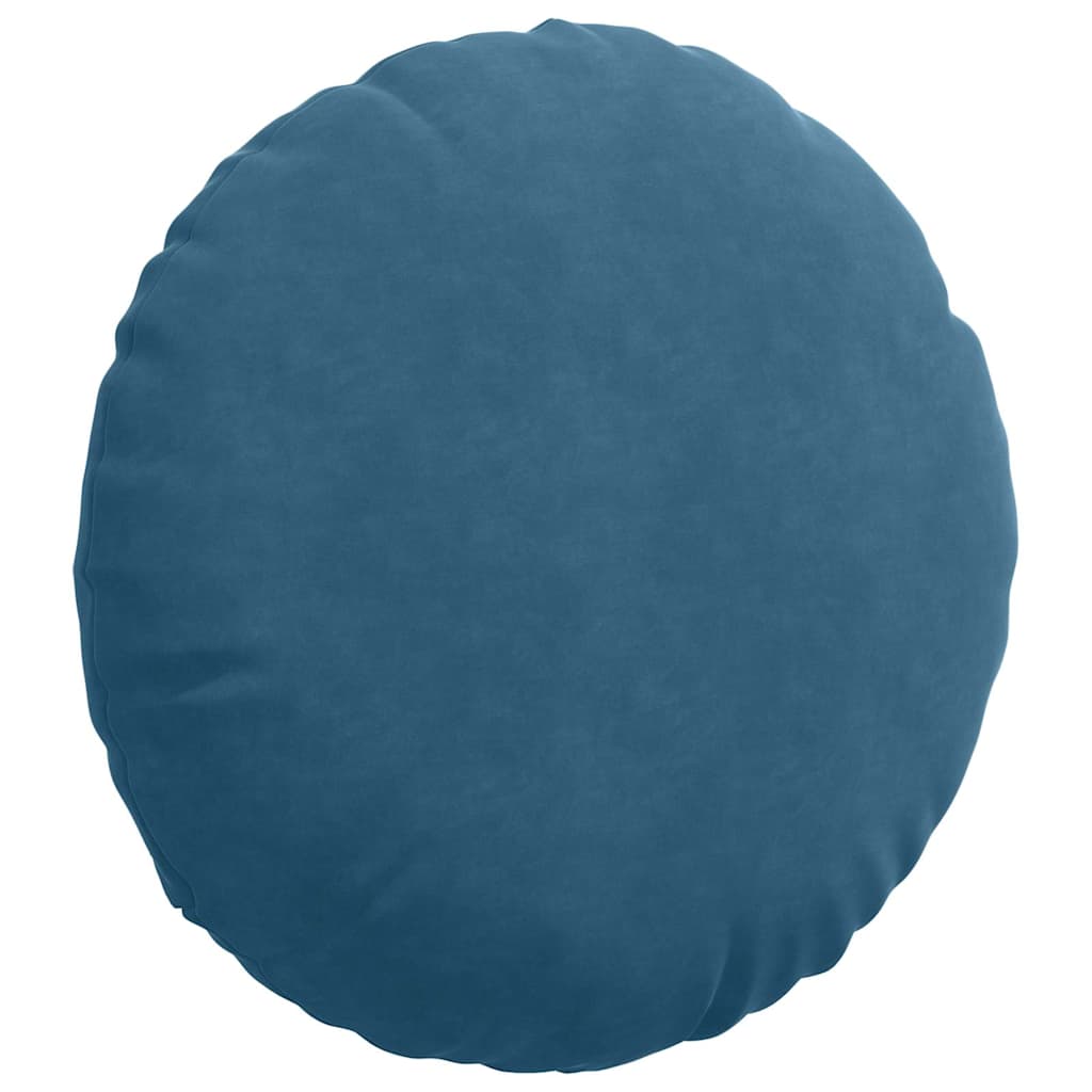 Sitzkissen 2 stk. Samt Blau Ø60 x 21 cm