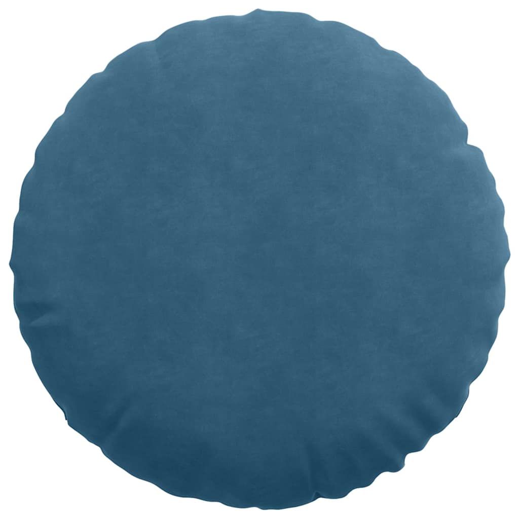 Sitzkissen 2 stk. Samt Blau Ø60 x 21 cm