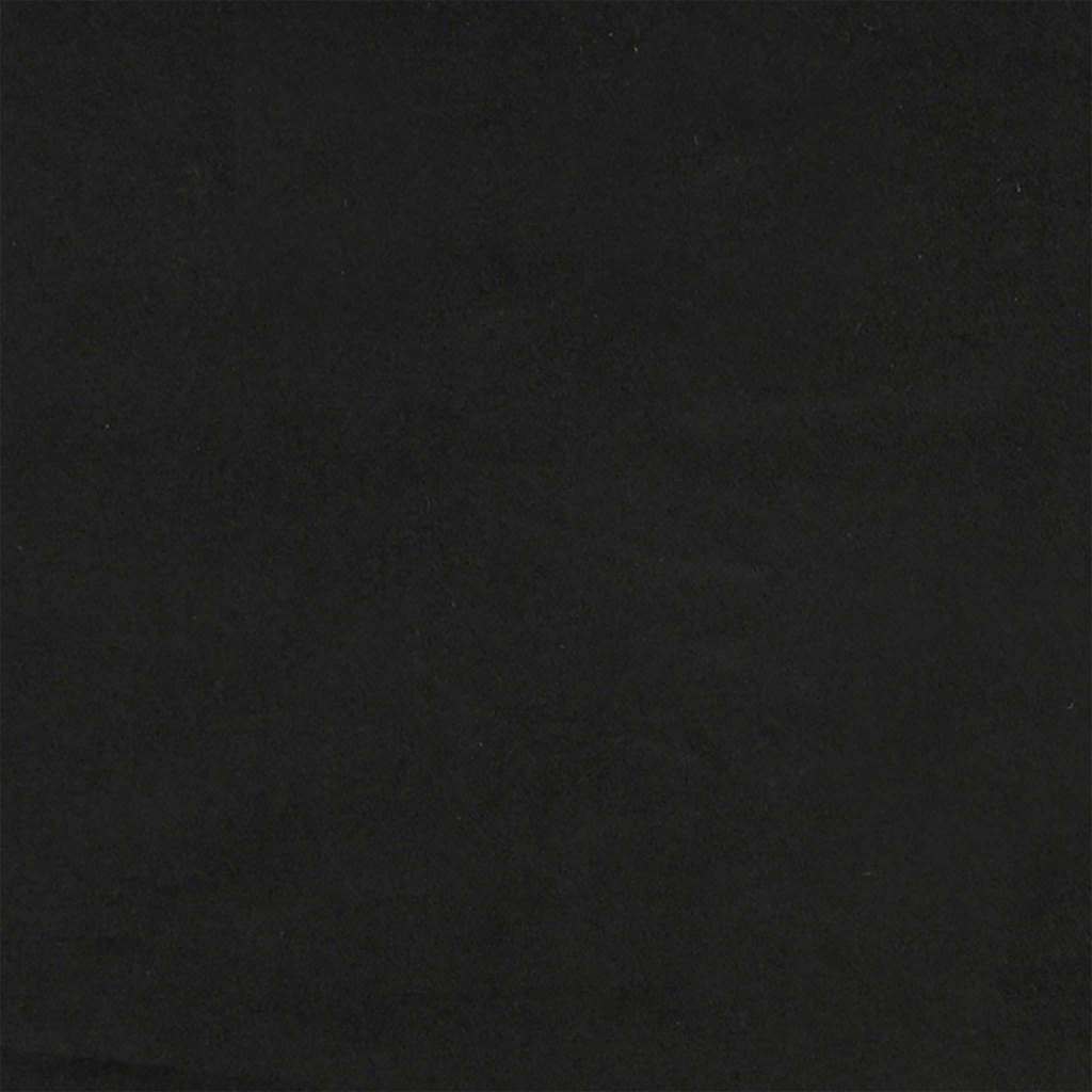 Sitzkissen 2 stk. Samt Schwarz Ø60 x 21 cm