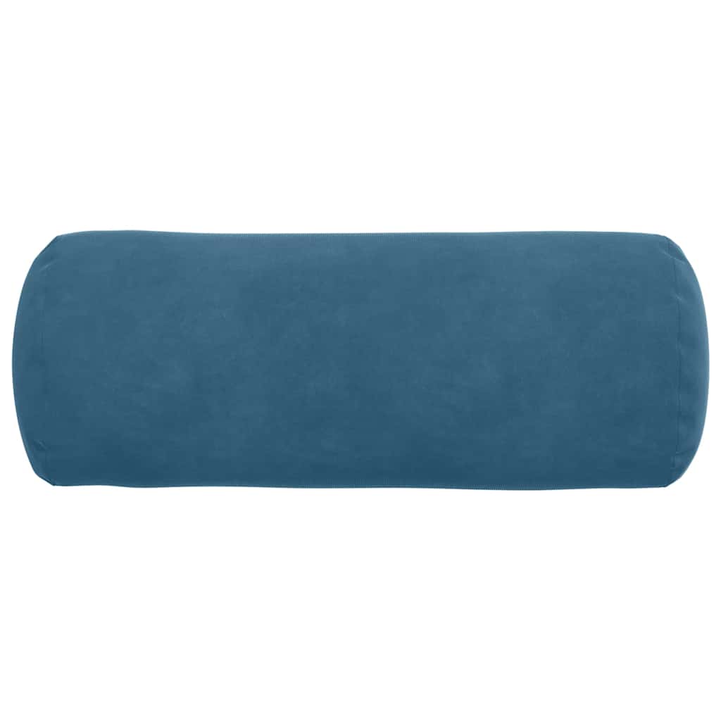 Bolsterkissen 2 pcs Blau Ø 15 x 40 cm Cordstoff