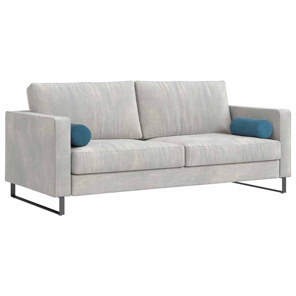 Bolsterkissen 2 pcs Blau Ø 15 x 40 cm Cordstoff