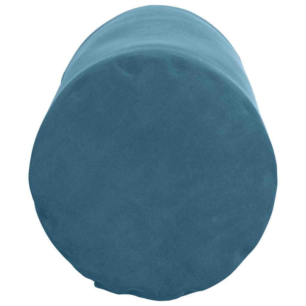 Bolsterkissen 2 pcs Blau Ø 15 x 40 cm Cordstoff