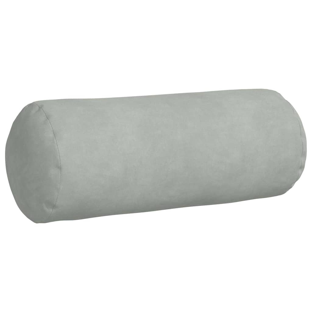Bolsterkissen 2 pcs Hellgrau Ø 15 x 40 cm Cordstoff