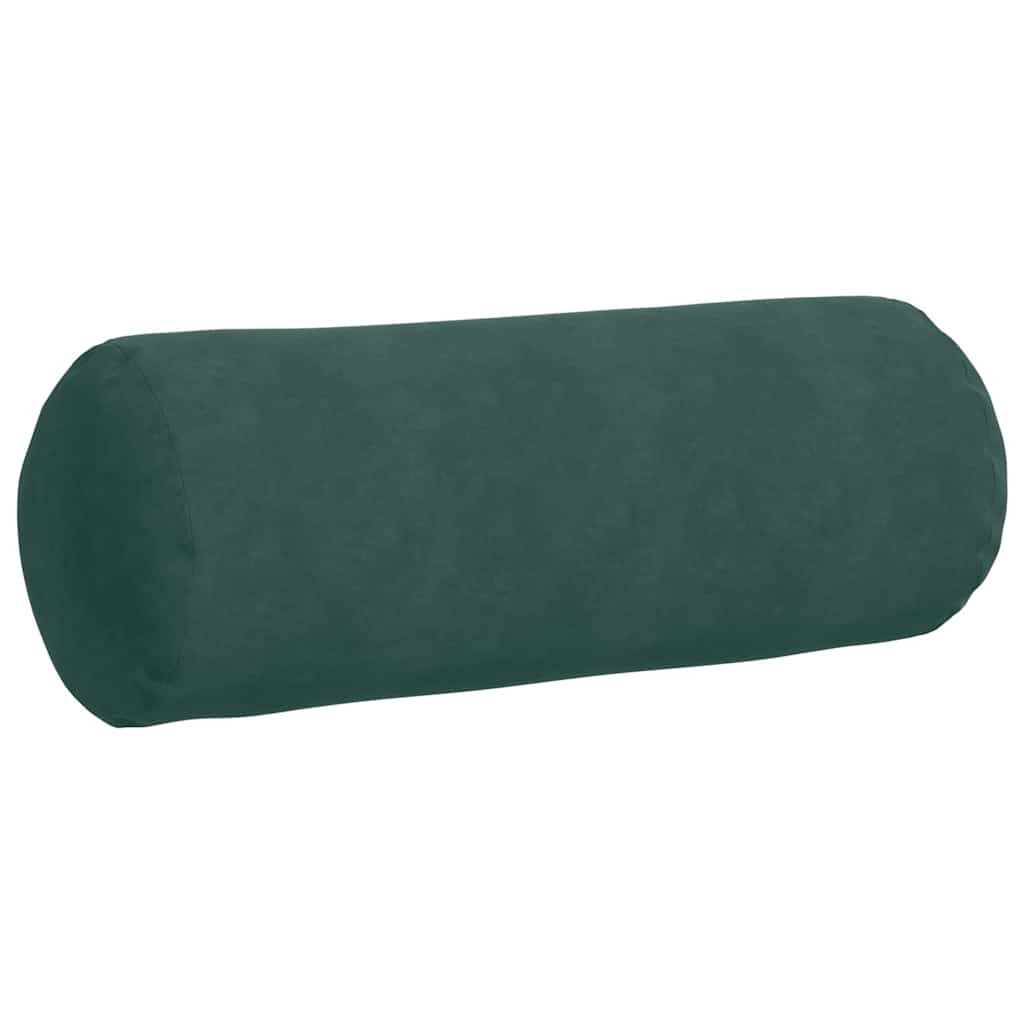 Bolsterkissen 2 pcs Dunkelgrün Ø 25 x 70 cm Cordstoff