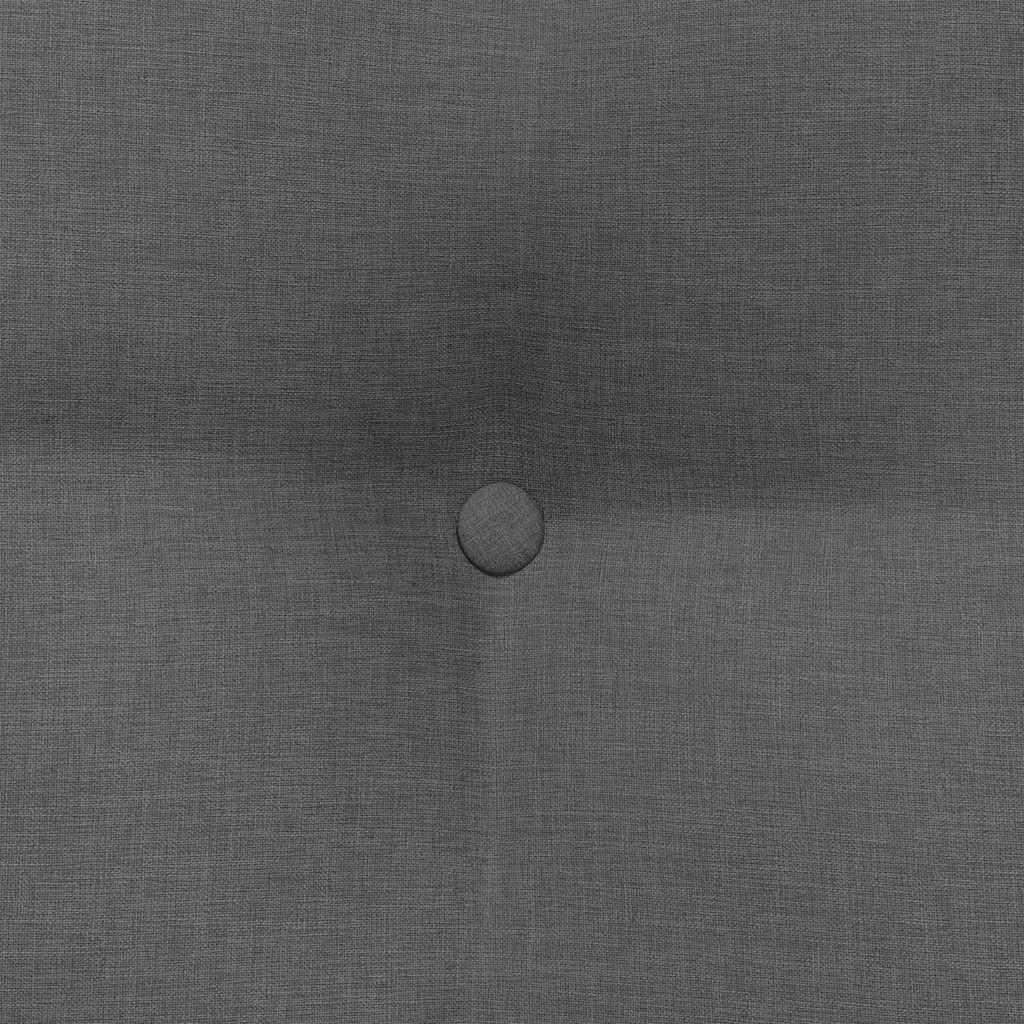 Rücken Kissen Dunkelgrau 45 x 24 x 50 cm Stoff