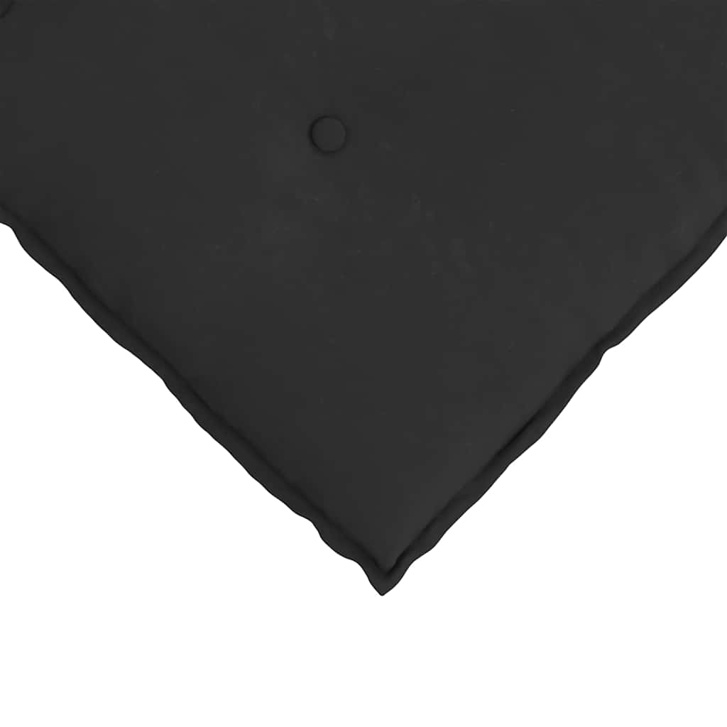 Rücken Kissen Schwarz 140 x 50 cm Mikrofaserstoff