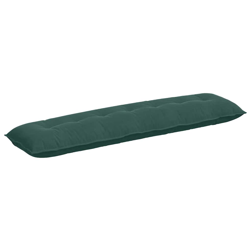 Rücken Kissen Dunkelgrün 200 x 50 cm Cordstoff