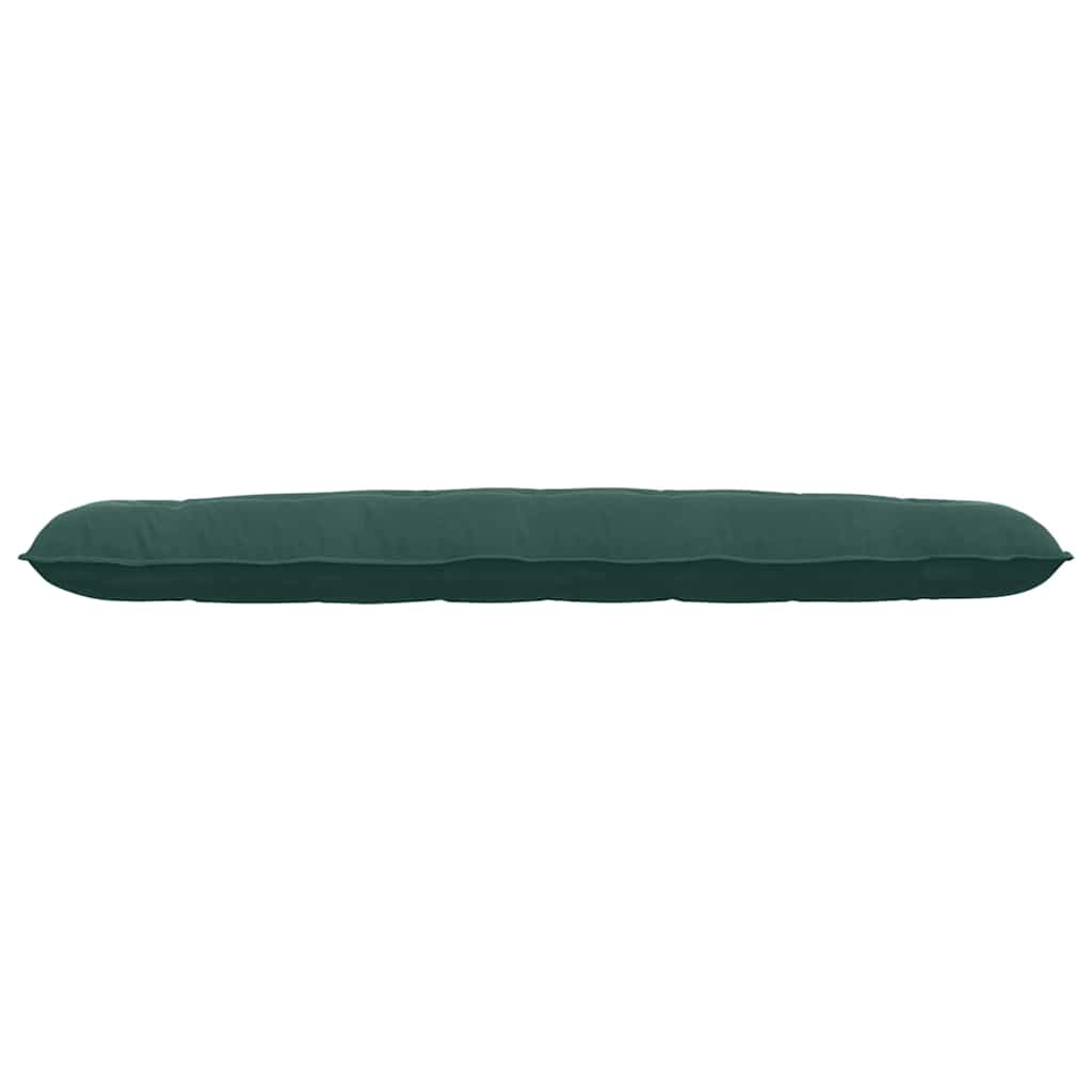 Rücken Kissen Dunkelgrün 200 x 50 cm Cordstoff
