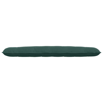Rücken Kissen Dunkelgrün 200 x 50 cm Cordstoff