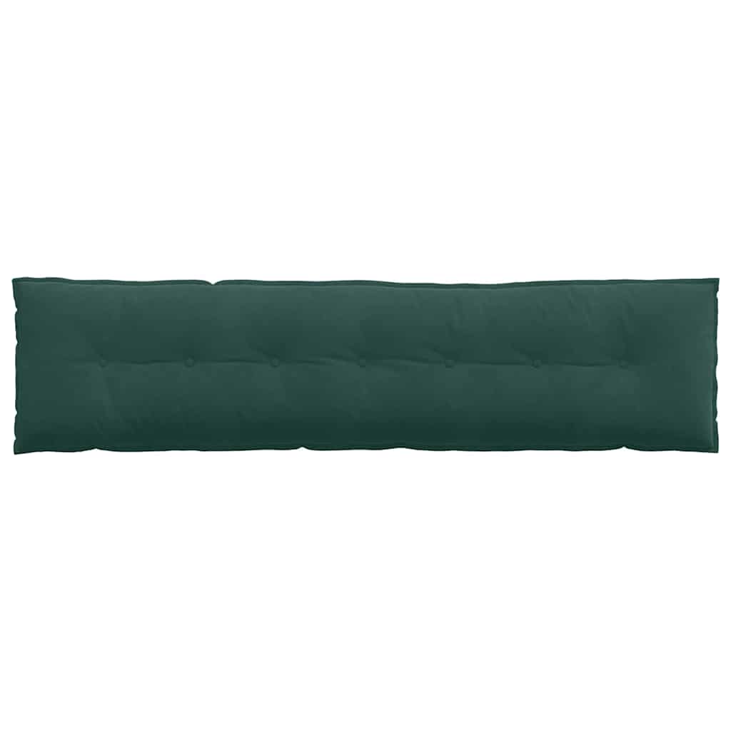 Rücken Kissen Dunkelgrün 200 x 50 cm Cordstoff