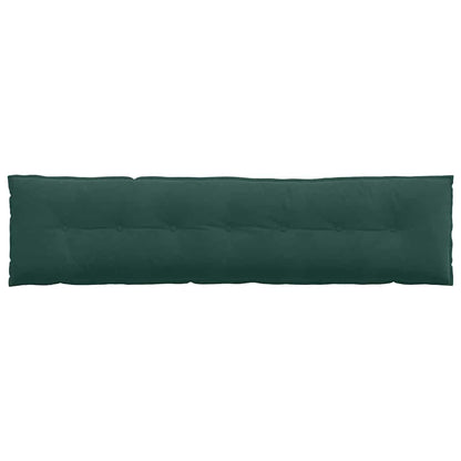 Rücken Kissen Dunkelgrün 200 x 50 cm Cordstoff