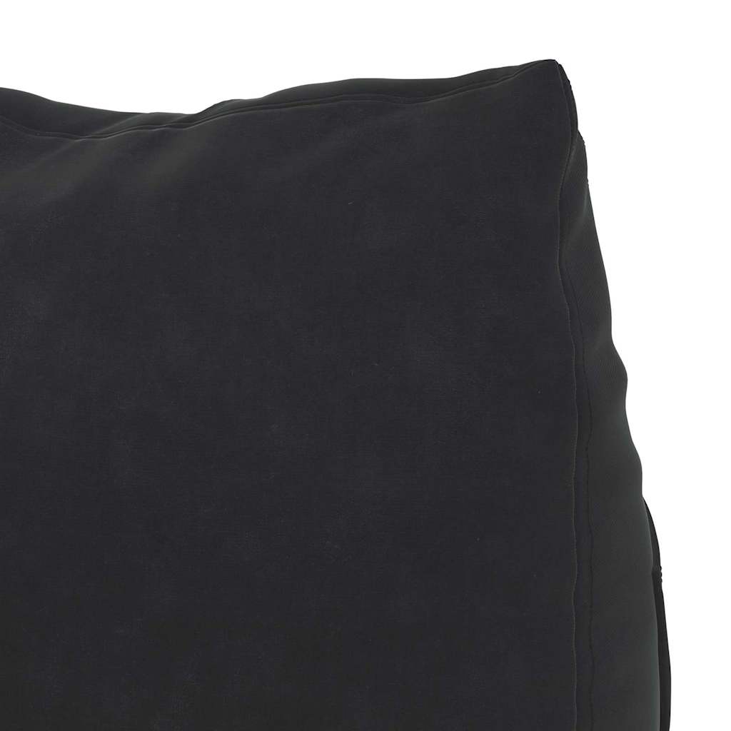 Rücken Kissen Schwarz 60 x 20 x 50 cm Cordstoff