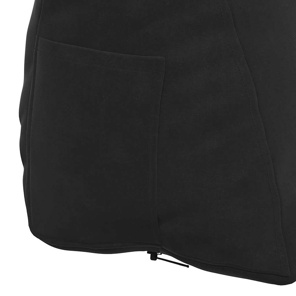Rücken Kissen Schwarz 60 x 20 x 50 cm Cordstoff