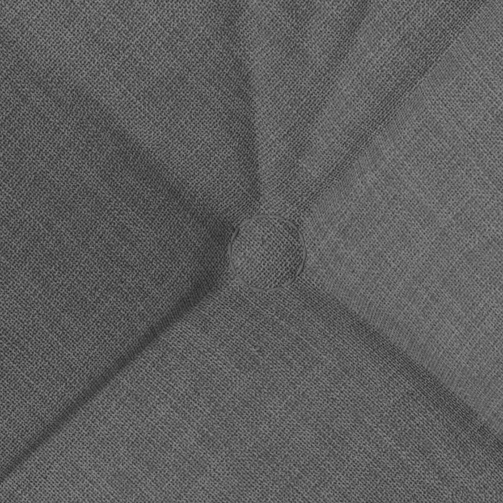 Sitzkissen 4 stk. Stoff Dunkelgrau 40 x 40 x 12 cm