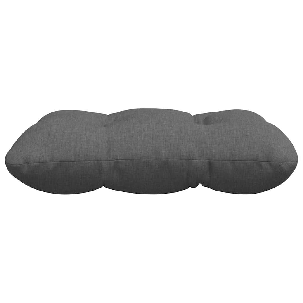 Sitzkissen 4 stk. Stoff Dunkelgrau 40 x 40 x 12 cm