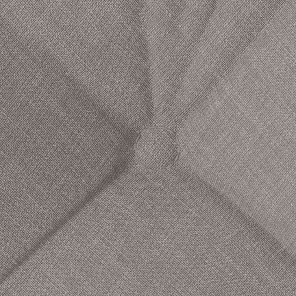 Sitzkissen 4 stk. Stoff Taupe 40 x 40 x 12 cm