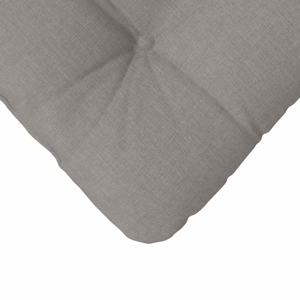 Sitzkissen 4 stk. Stoff Taupe 40 x 40 x 12 cm