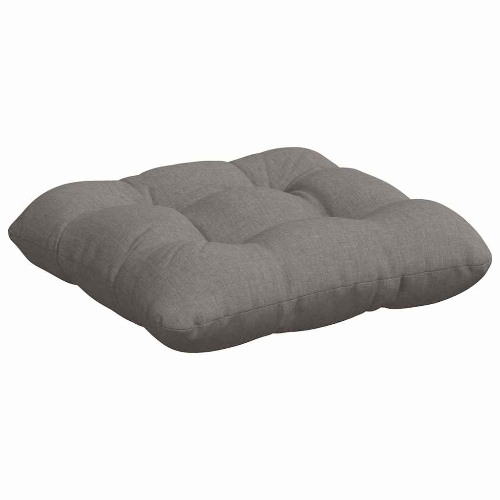 Sitzkissen 4 stk. Stoff Taupe 40 x 40 x 12 cm