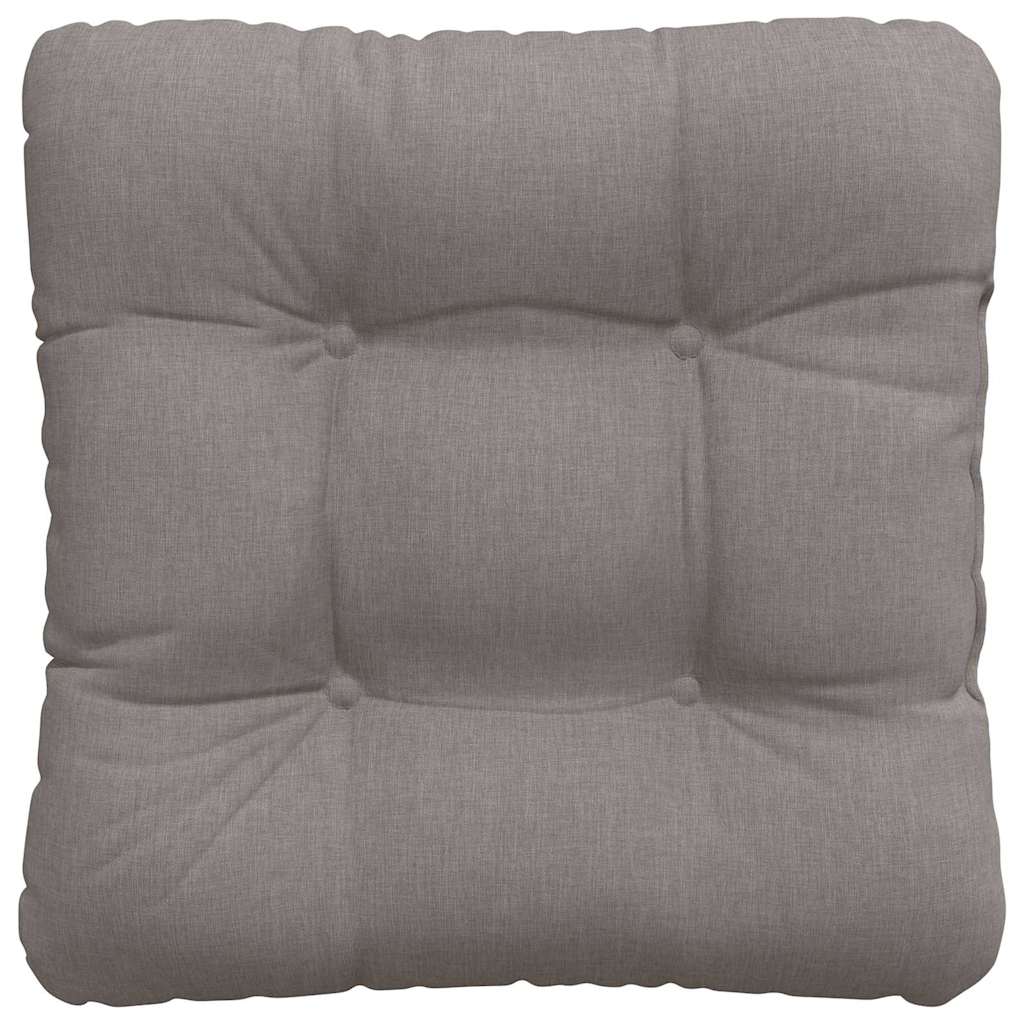 Sitzkissen 4 stk. Stoff Taupe 40 x 40 x 12 cm