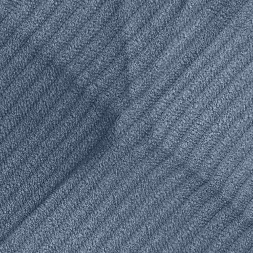 Sitzkissen 4 stk. Cordstoff Blau 40 x 40 cm