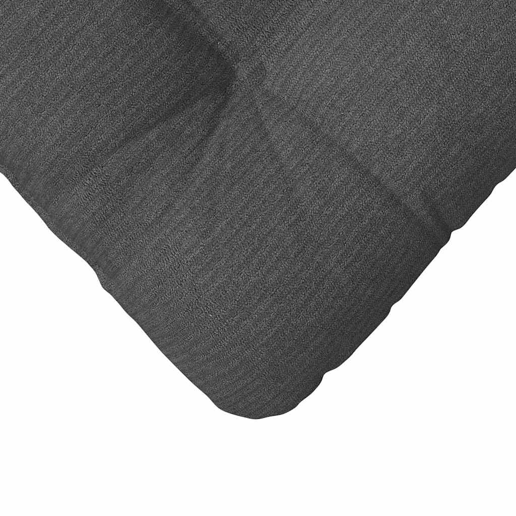 Sitzkissen 4 stk. Cordstoff Dunkelgrau 45 x 45 cm