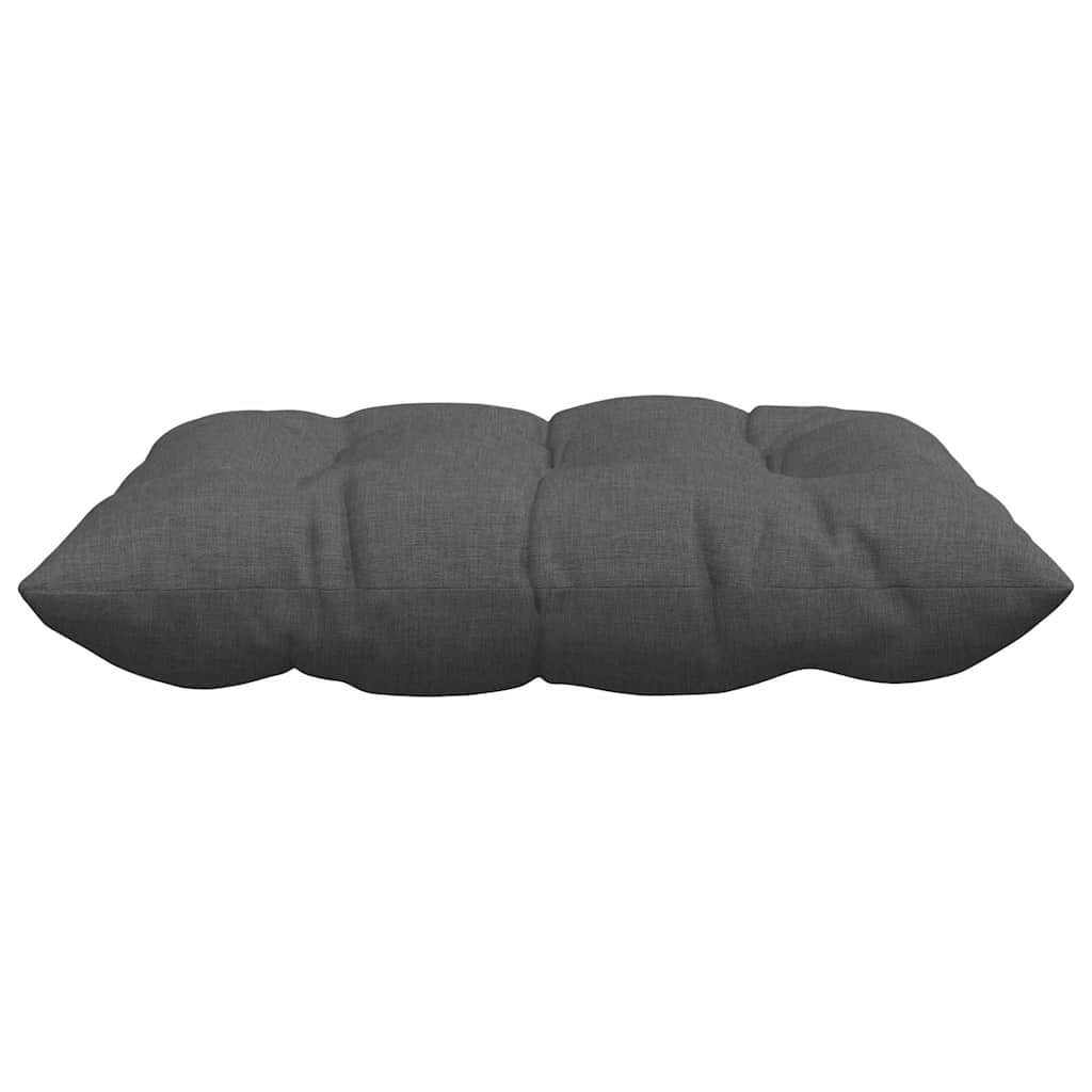 Sitzkissen 4 stk. Stoff Dunkelgrau 40 x 40 x 6 cm
