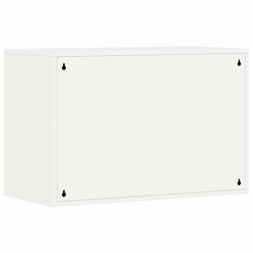 Wandschrank für die Garage mit Gasdrucklift-Tür Weiß
