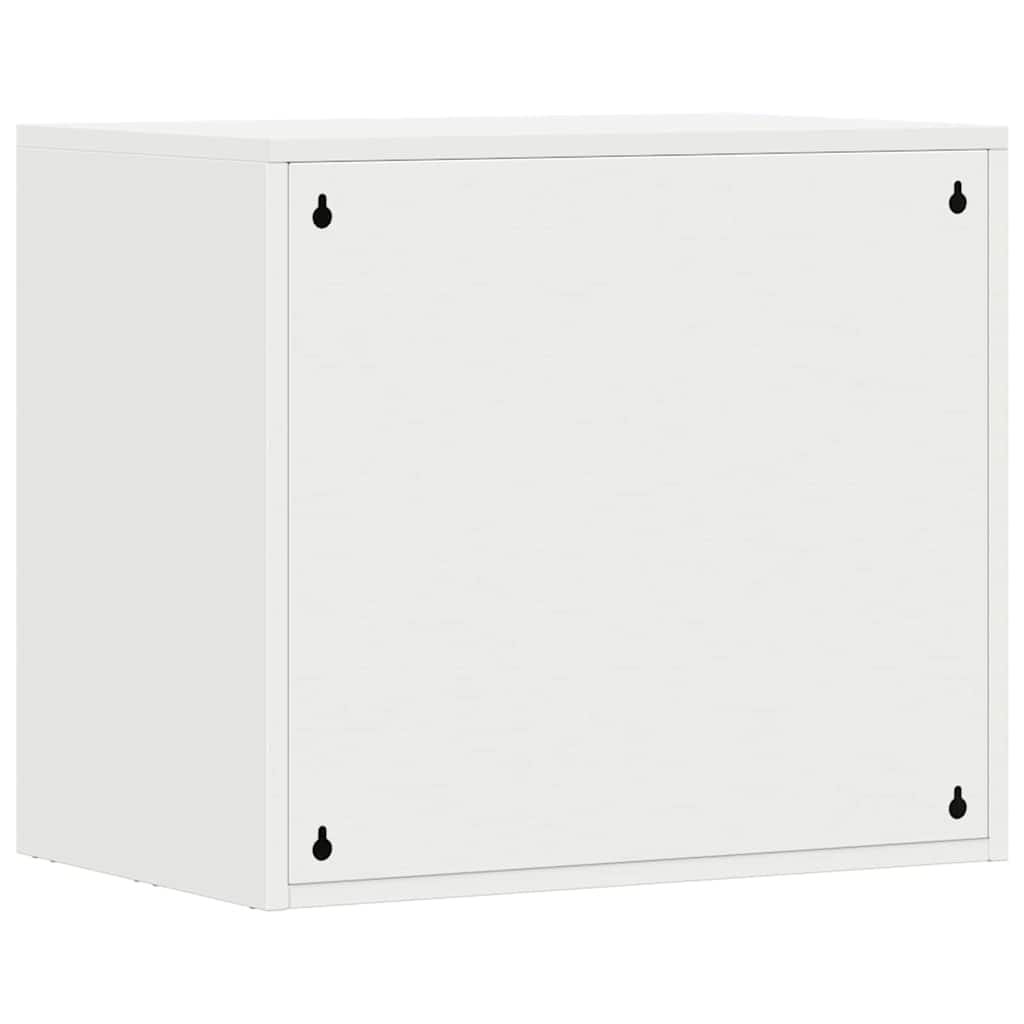 Wandschrank für die Garage mit Gasdrucklift-Tür Weiß