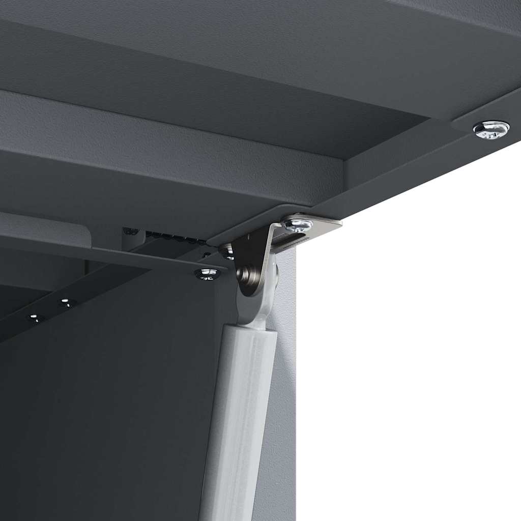 Wandschrank für die Garage mit Gasdrucklift-Tür Anthrazit