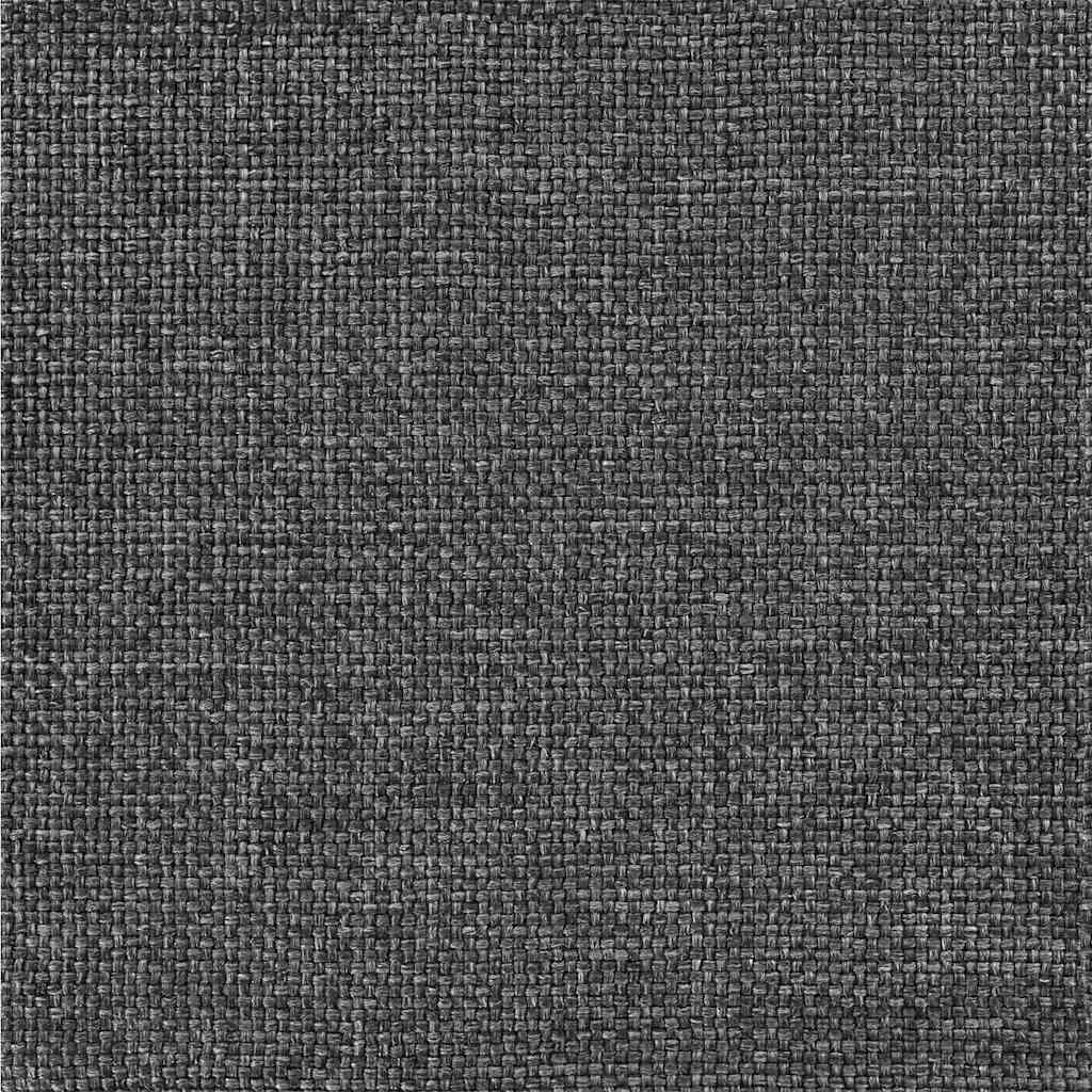 Bettgestell mit gepolstertem Kopfteil Dunkelgrau 140 x 200 cm