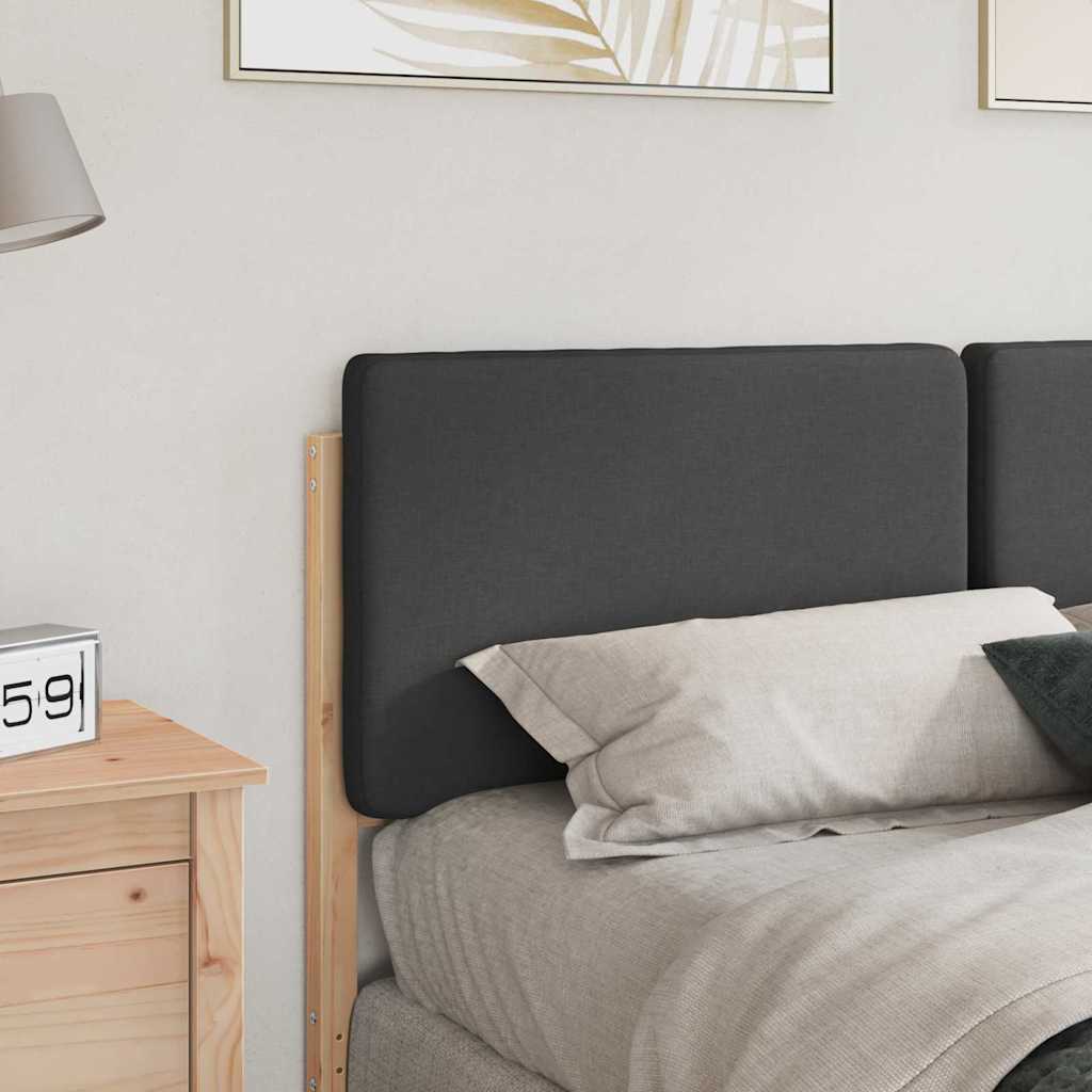 Gepolstertes Kopfteil mit Kopfteil Braun und Dunkelgrau 160 cm