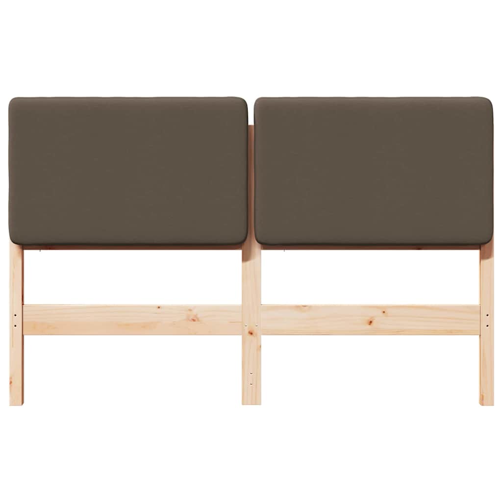 Gepolstertes Kopfteil mit Kopfteil Braun und Taupe 150 cm