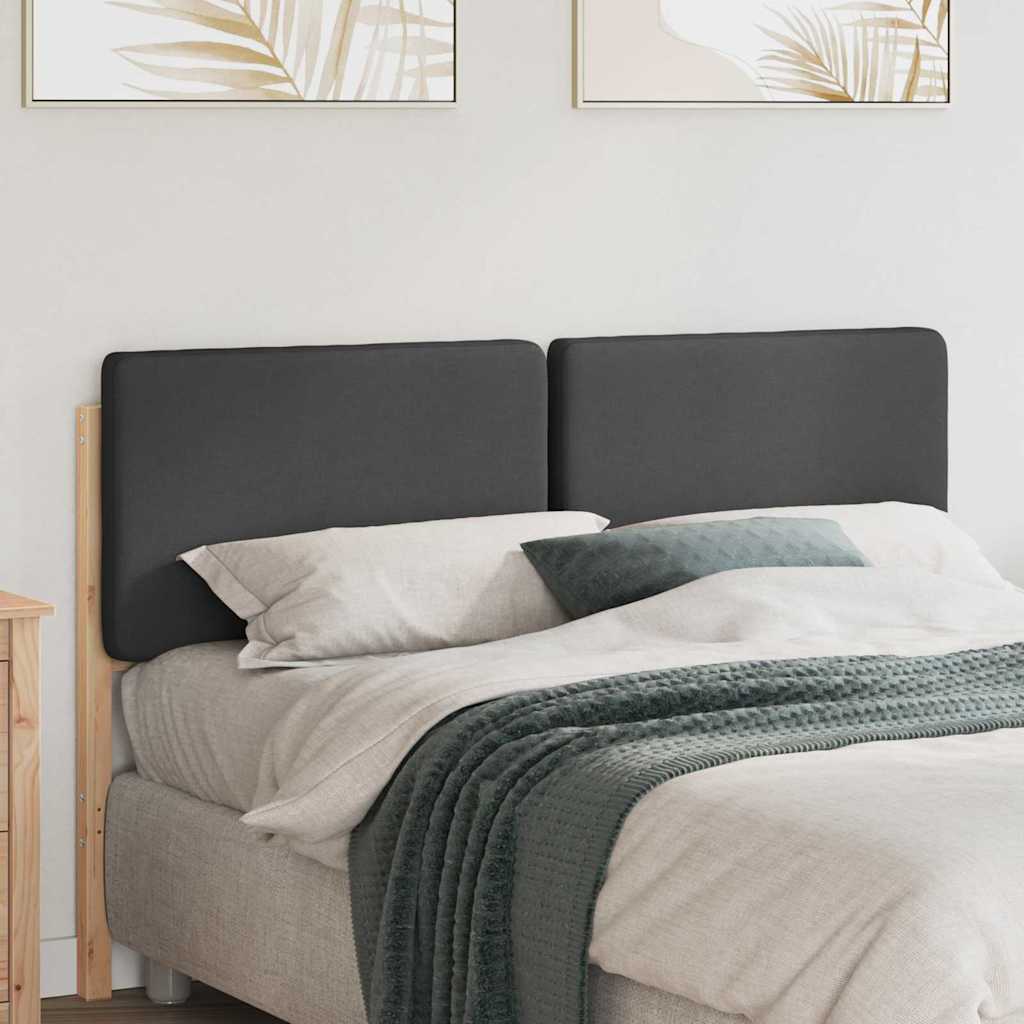 Gepolstertes Kopfteil mit Kopfteil Braun und Dunkelgrau 140 cm