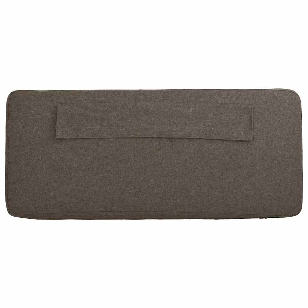 Gepolstertes Kopfteil mit Kopfteil Braun und Taupe 140 cm