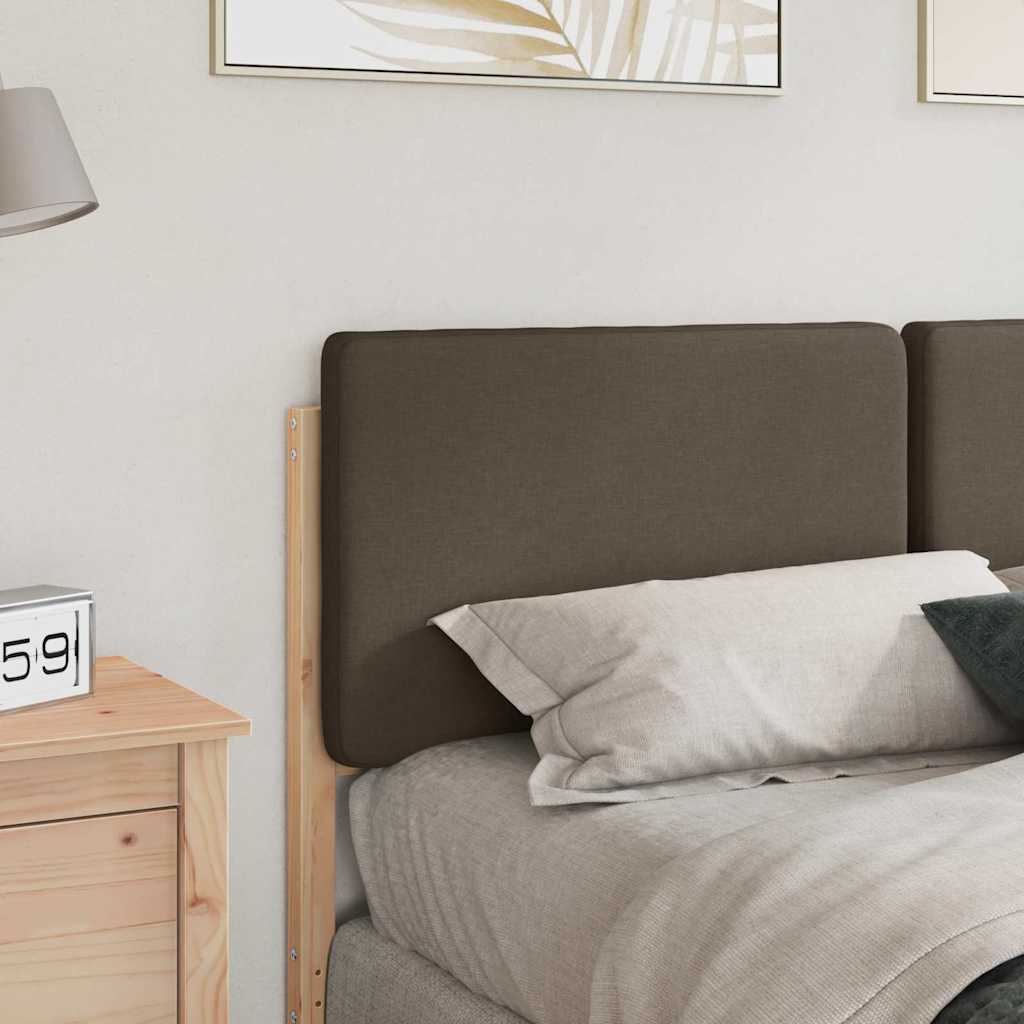 Gepolstertes Kopfteil mit Kopfteil Braun und Taupe 120 cm