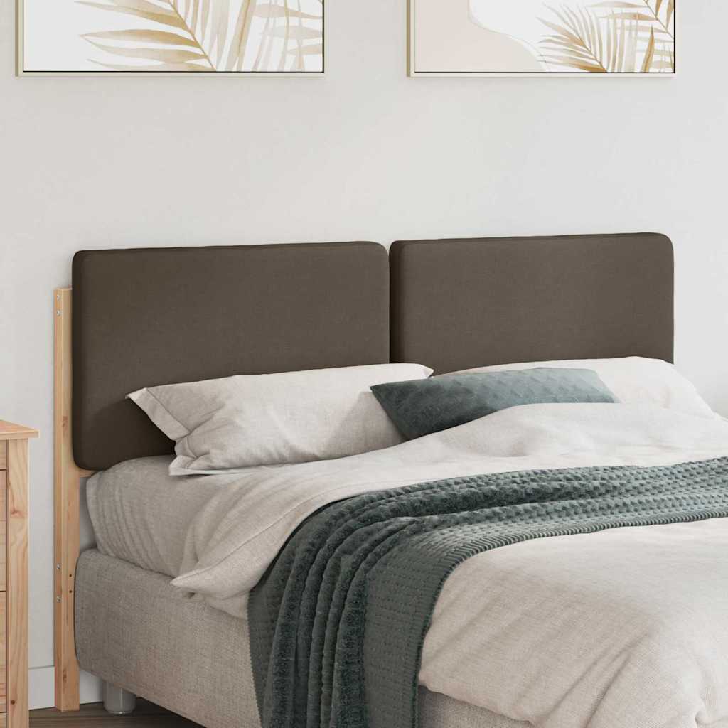 Gepolstertes Kopfteil mit Kopfteil Braun und Taupe 120 cm