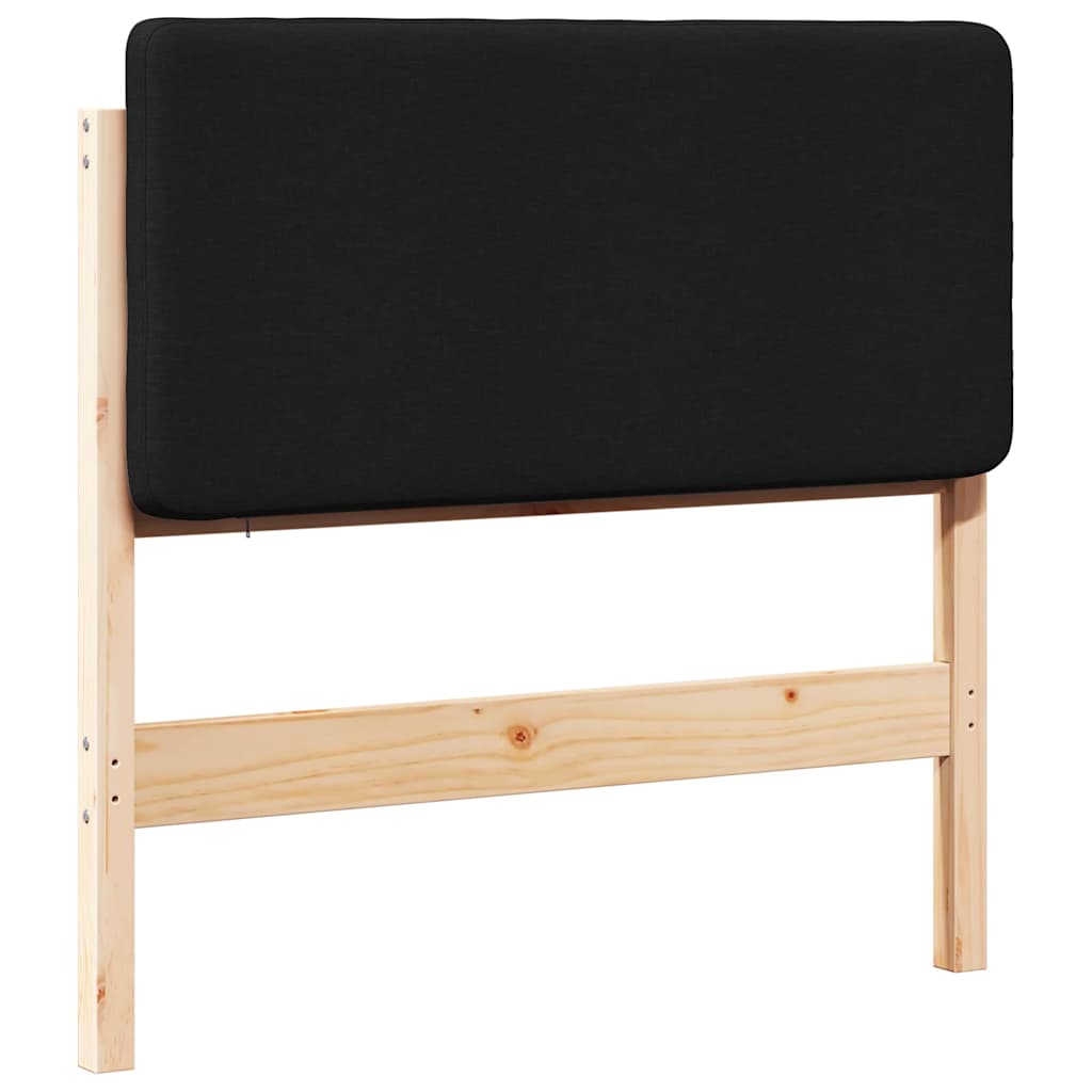 Gepolstertes Kopfteil mit Kopfteil Braun und Schwarz 90 cm