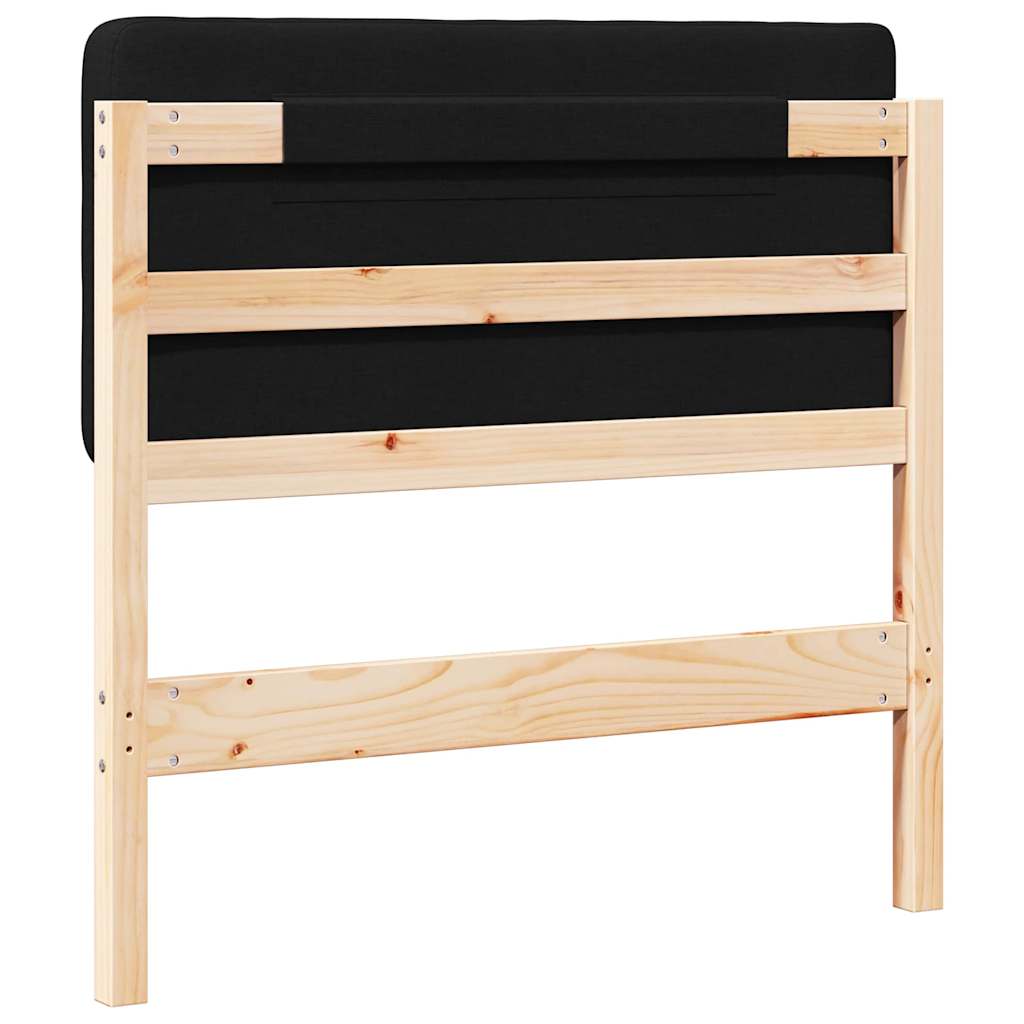 Gepolstertes Kopfteil mit Kopfteil Braun und Schwarz 90 cm